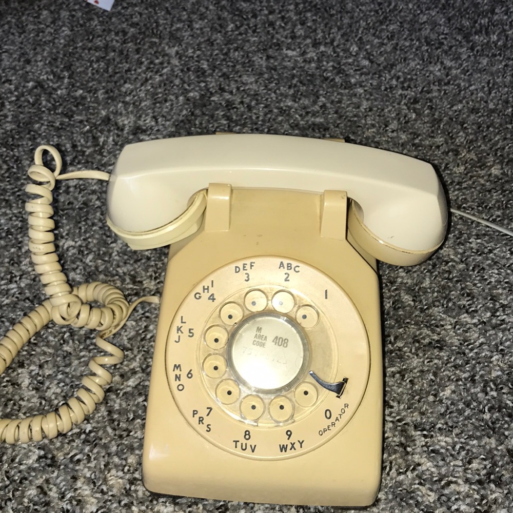 Cute old telephone